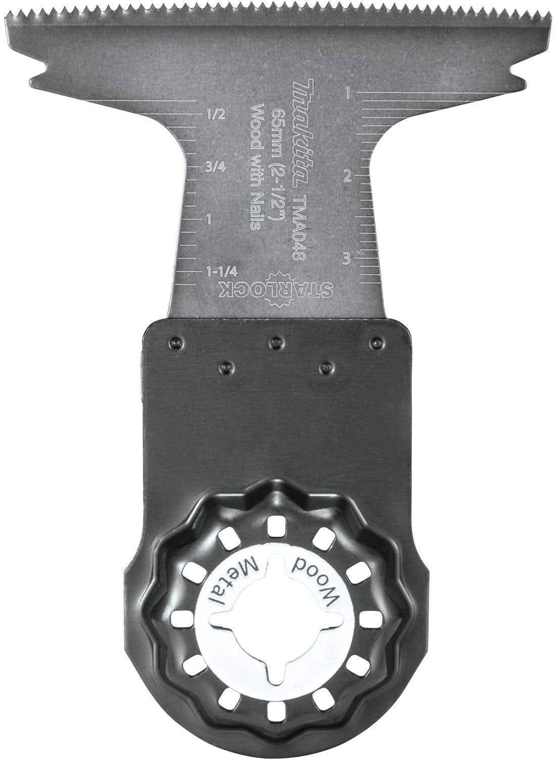 Makita B-67038 Starlock Oscillating Multi-Tool 2-1/2" Bi-Metal Curved Plunge Cut Blade