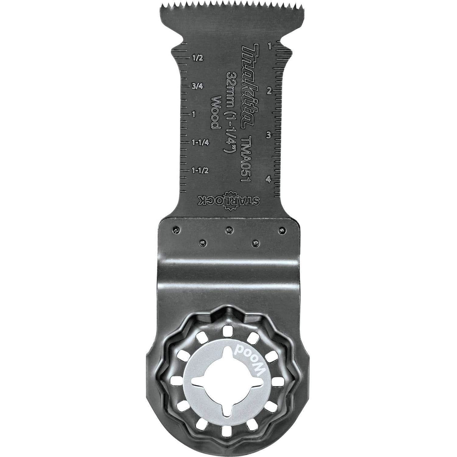 Makita B-67066 Starlock® Oscillating Multi-Tool 1-1/4" High Carbon Steel Curved Plunge Cut Blade