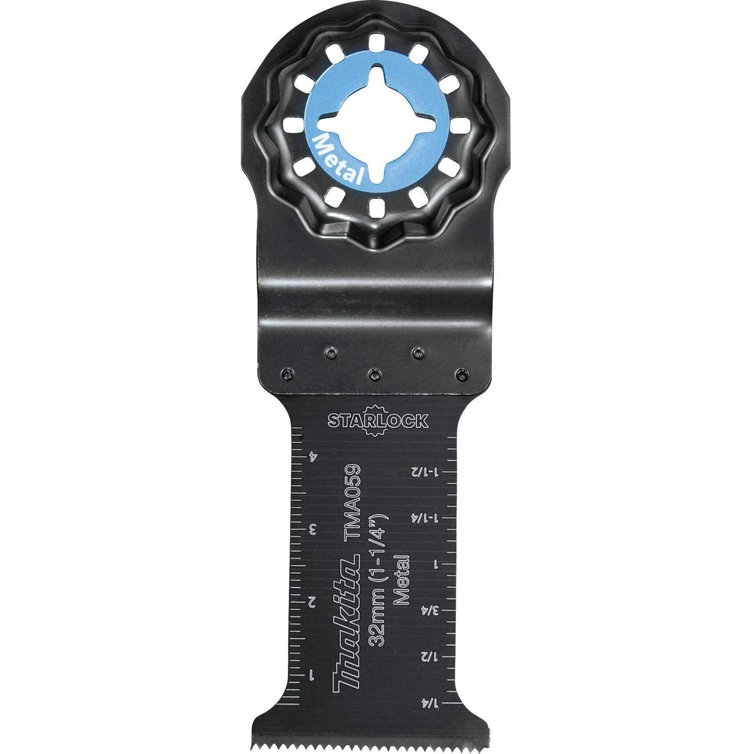 Makita B-67103 Starlock Oscillating Multi-Tool 1-1/4" Bi-Metal Plunge Cut Blade for Metal Cutting