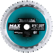 Makita B-69244 5-7/8" 33T Carbide-Tipped Max Efficiency Saw Blade, Metal/General Purpose