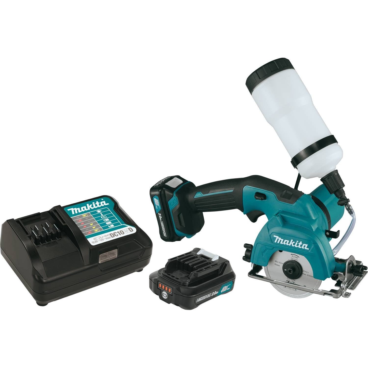Makita CC02R1 12V max CXT Lithium-Ion Cordless 3-3/8" Tile/Glass Saw Kit (2.0Ah)