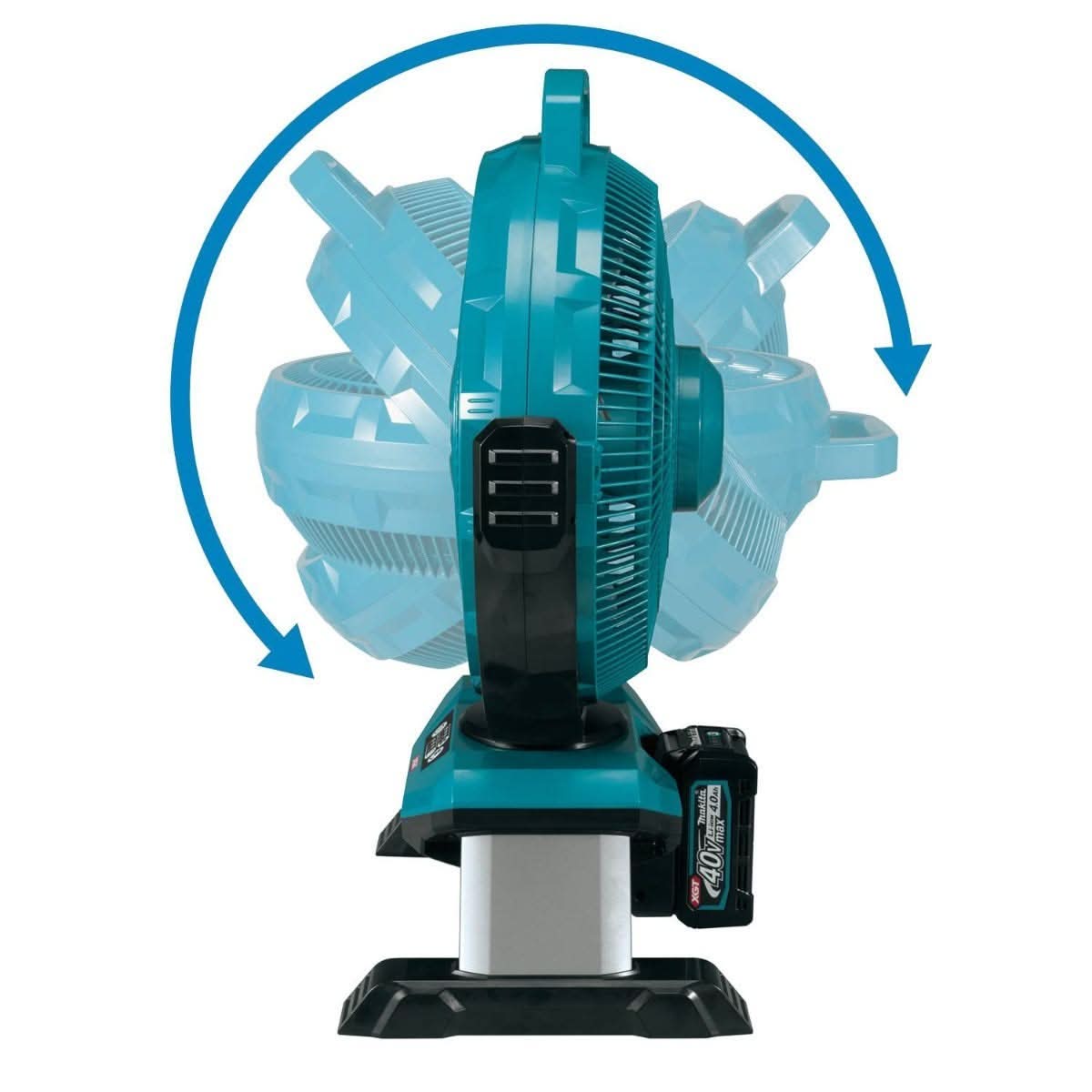 Makita 40V max XGT Brushless Compact Router Kit (2.5Ah) w/ 40V max XGT 13" Fan