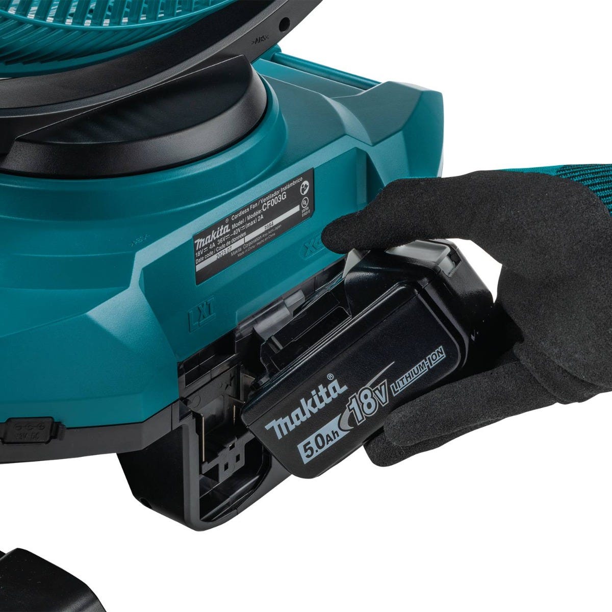 Makita CF003GZ 40V max XGT / 18V LXT Cordless/Corded 17-3/4" Fan, Tool Only