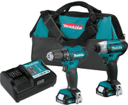 Makita CT232 12V max CXT Lithium-Ion Cordless 2-Pc. Combo Kit (1.5Ah)