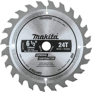Makita D-67022 6-1/2" 24T Carbide-Tipped Circular Saw Blade, General Purpose