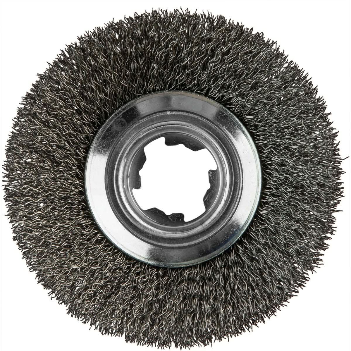 Makita D-73190 X-LOCK 4" Carbon Steel Crimped Wire Bevel Brush