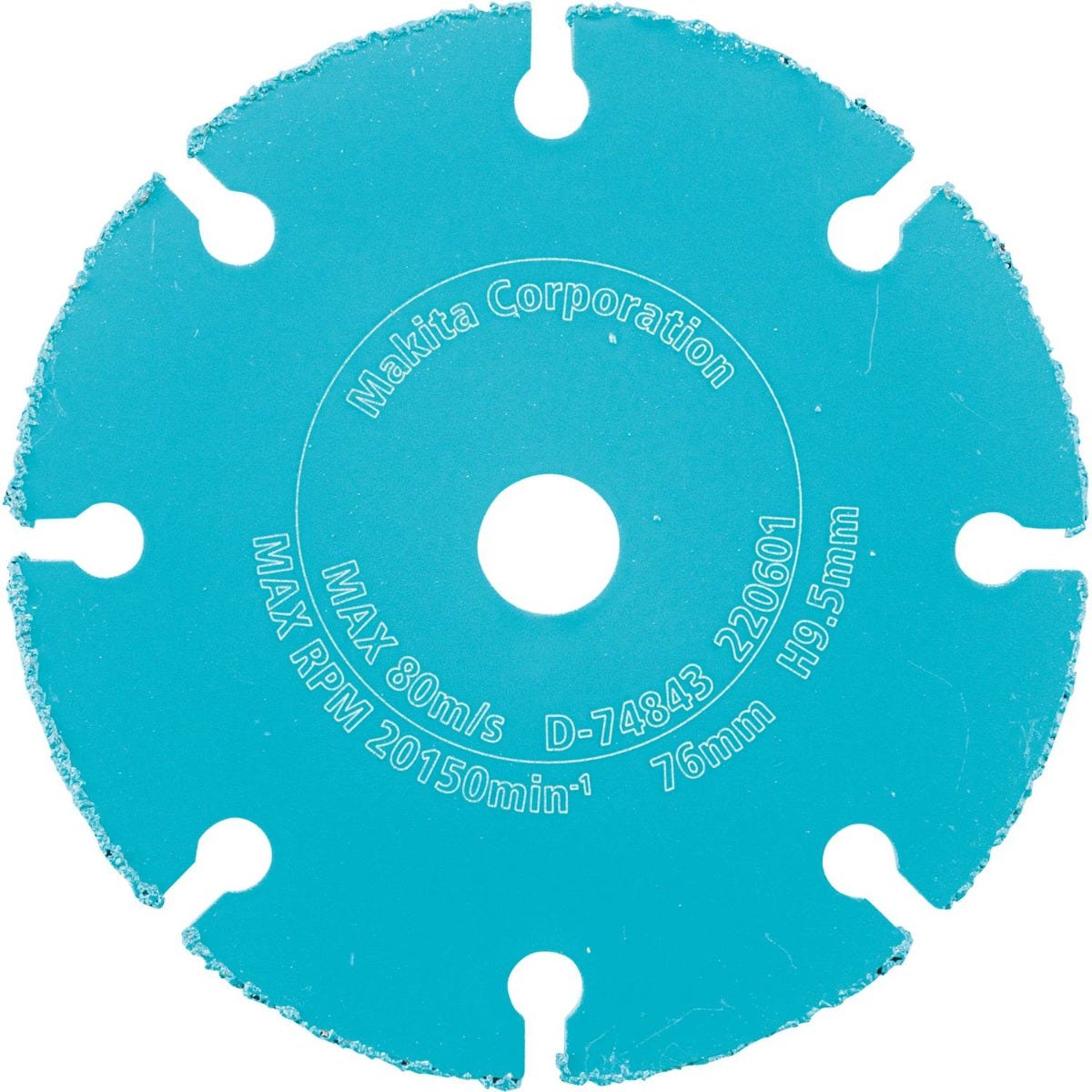 Makita D-74843 3" Carbide Grit Abrasive Multi-Material Cut-Off Wheel