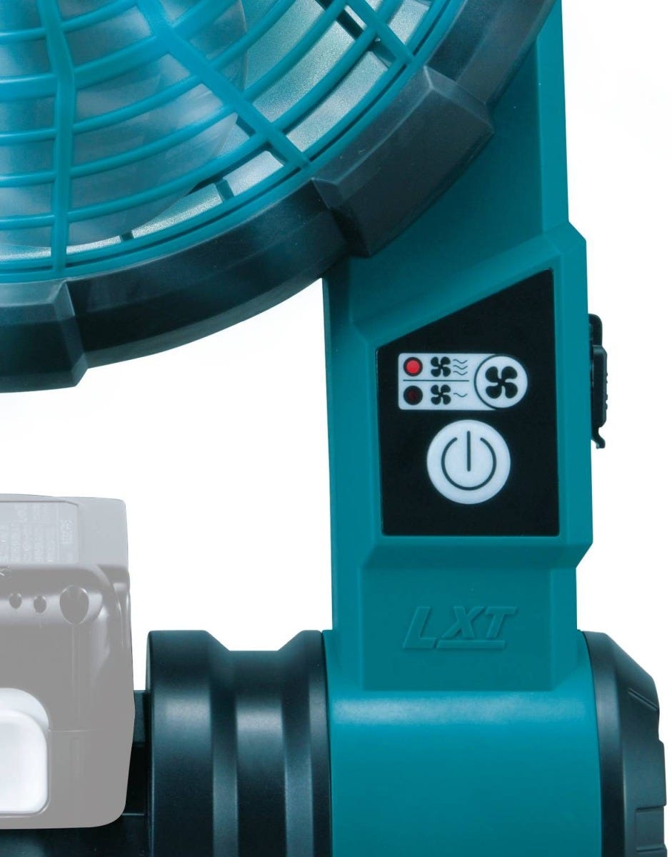 Makita DCF201Z 18V LXT Lithium"‘Ion Cordless/Corded 9" Fan, Tool Only