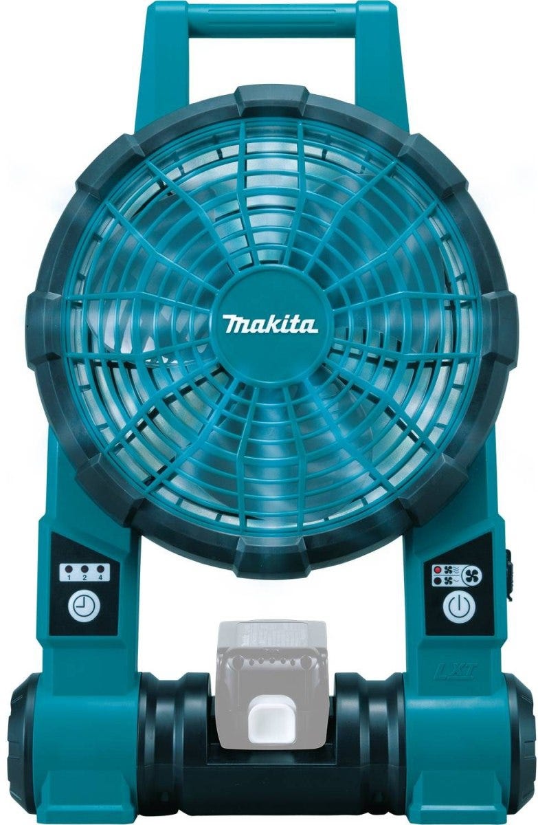 Makita DCF201Z 18V LXT Lithium"‘Ion Cordless/Corded 9" Fan, Tool Only