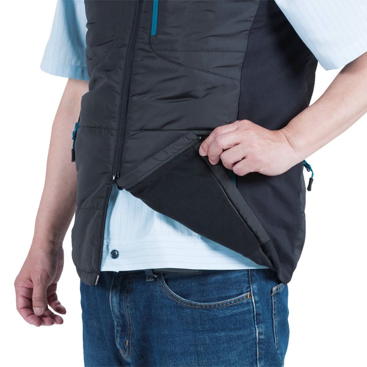 Makita DCV202ZL 18V LXT Lithium-Ion Cordless Heated Vest, Vest Only (Black, Large)