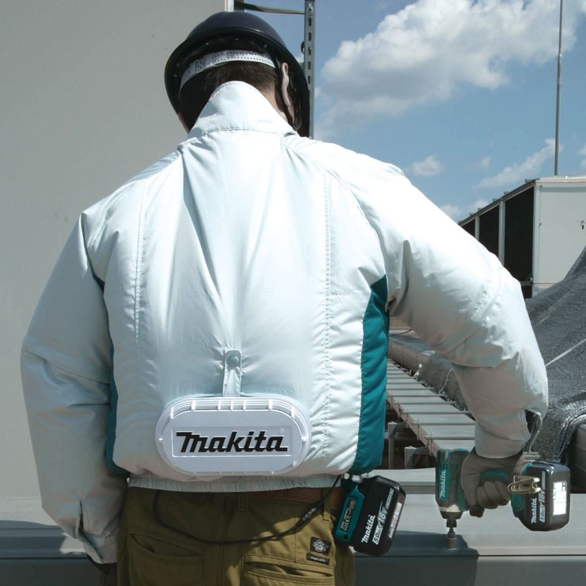 Makita DFJ201Z3XL 18V LXT Lithium-Ion Cordless Fan Jacket, Jacket Only (3XL)