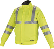 Makita DFJ214Z 18V LXT Cordless High Visibility Fan Jacket, Jacket Only