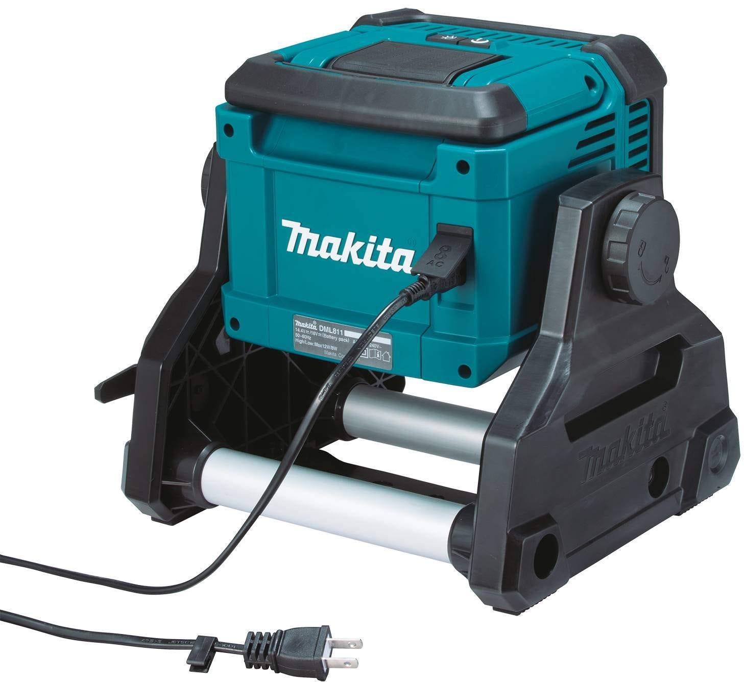 Makita DML811 18V LXT Lithium-Ion Cordless/Corded Work Light, Light Only