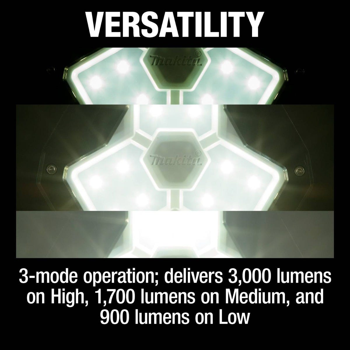 Makita DML813 18V LXT Lithium-Ion Cordless Tower Work Light, Light Only