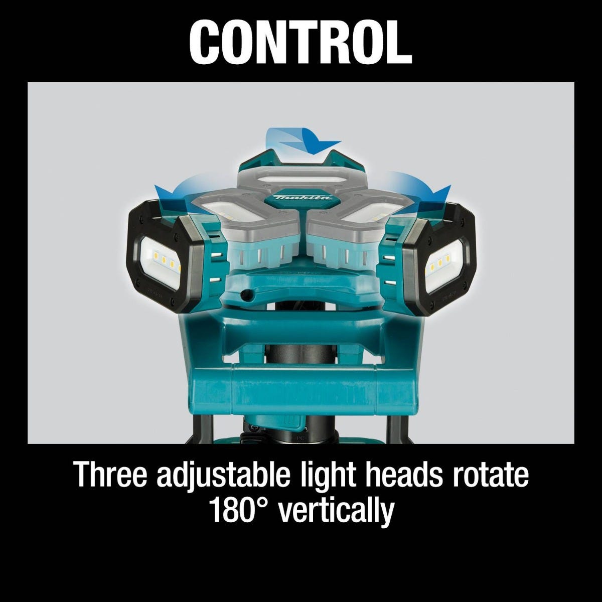 Makita DML814 18V LXT Lithium-Ion Cordless Tower Work/Multi-Directional Light, Light Only