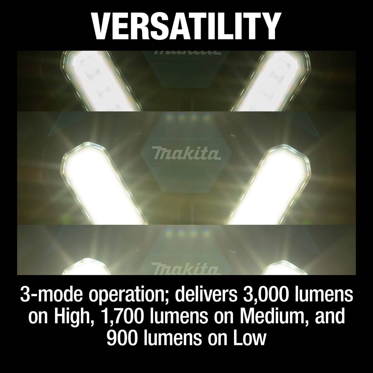 Makita DML814 18V LXT Lithium-Ion Cordless Tower Work/Multi-Directional Light, Light Only