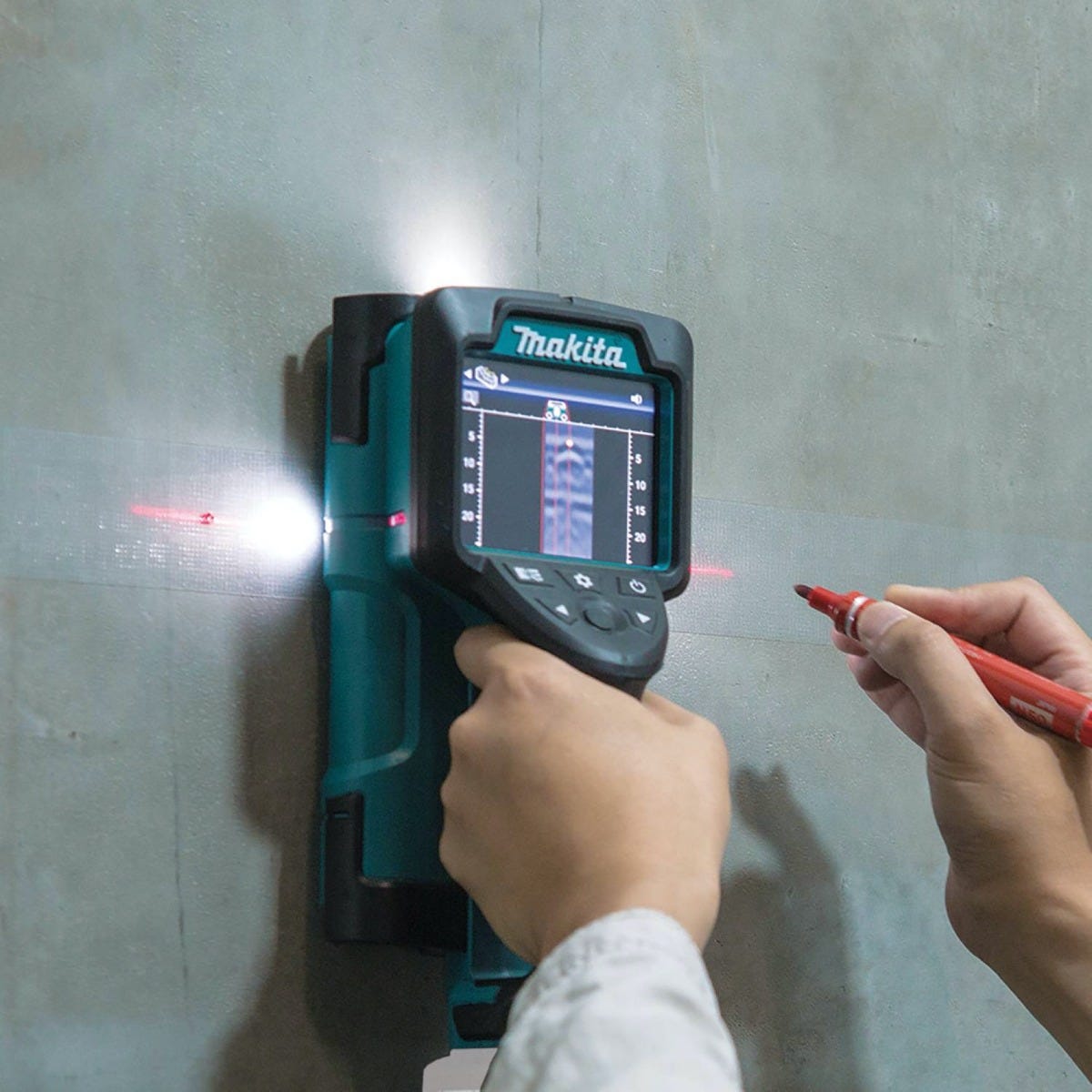 Makita DWD181ZJ 18V LXT Lithium‑Ion Cordless Multi-Surface Scanner with Interlocking Storage Case