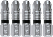 Makita E-00561 Impact XPS #3 Phillips 1" Insert Bit, 5/pk