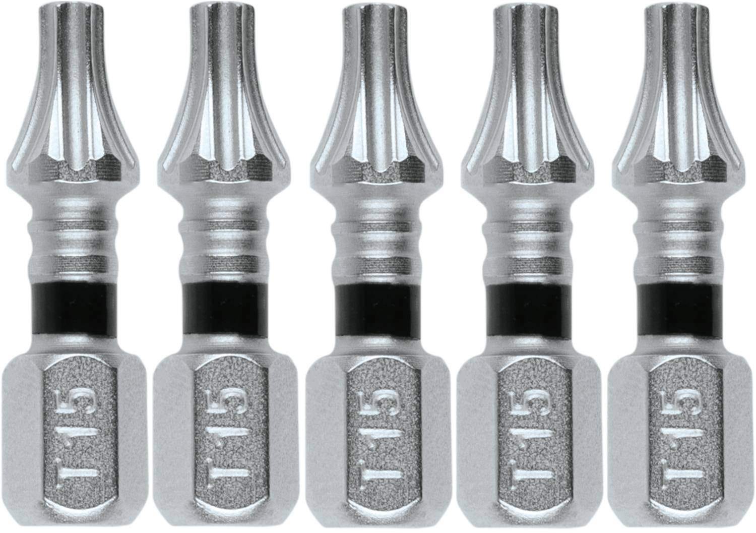 Makita E-00614 Impact XPS T15 Torx 1" Insert Bit, 5/pk