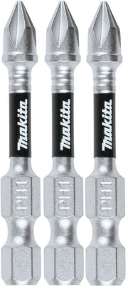 Makita E-00767 Impact XPS #1 Phillips 2" Power Bit, 3/pk