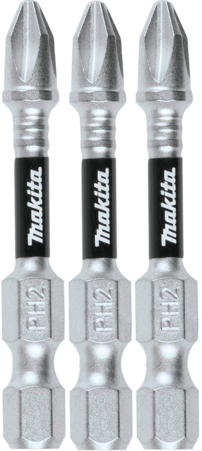 Makita E-00773 Impact XPS #2 Phillips 2" Power Bit, 3/pk