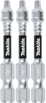 Makita E-00795 Impact XPS #1 Square 2" Power Bit, 3/pk