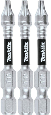 Makita E-00826 Impact XPS T10 Torx 2" Power Bit, 3/pk