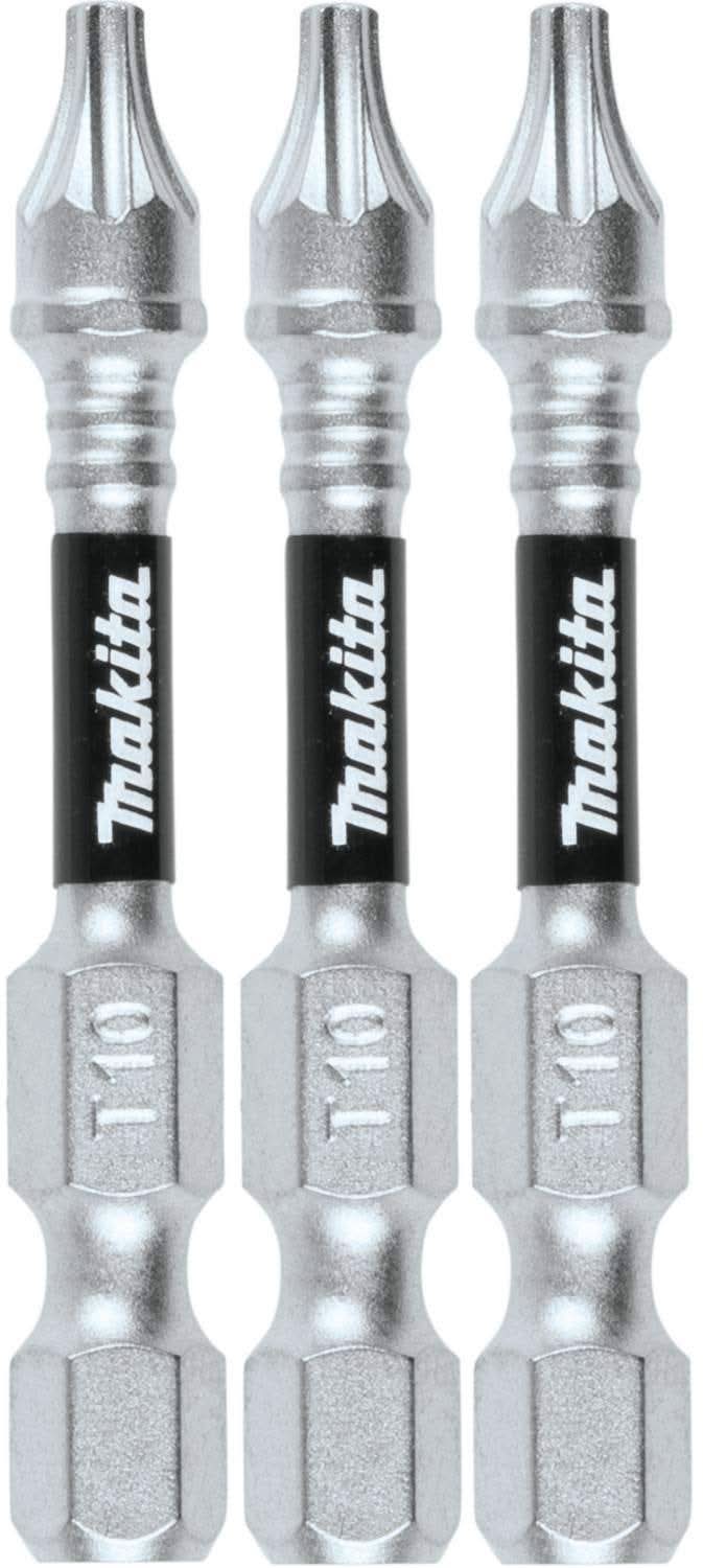 Makita E-00826 Impact XPS T10 Torx 2" Power Bit, 3/pk