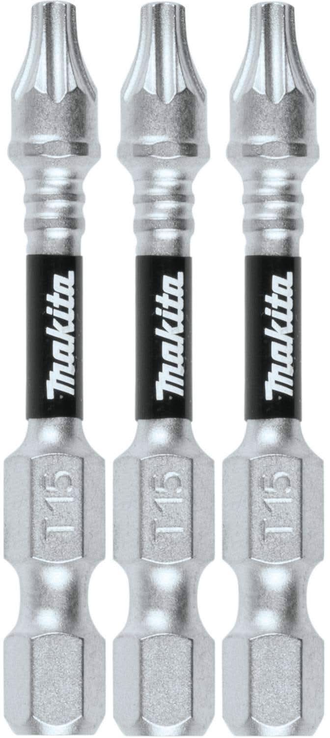 Makita E-00832 Impact XPS T15 Torx 2" Power Bit, 3/pk