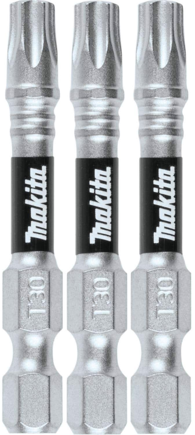 Makita E-00876 Impact XPS T30 Torx 2" Power Bit, 3/pk