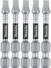 Makita E-01030 Impact XPS #10 Slotted 2" Power Bit, 5/pk