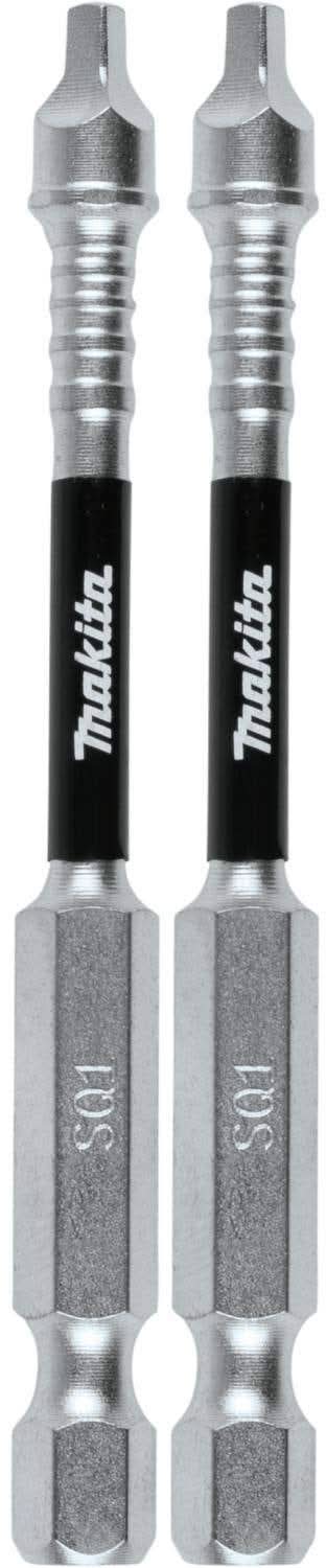 Makita E-01161 Impact XPS #1 Square 3" Power Bit, 2/pk