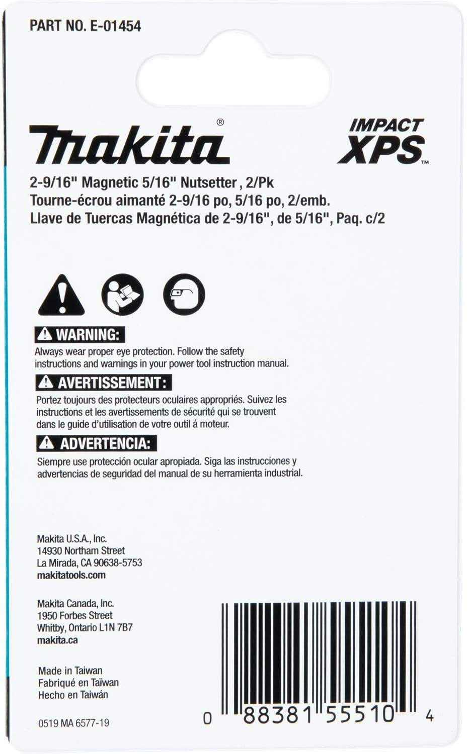 Makita E-01454 Impact XPS 2-9/16