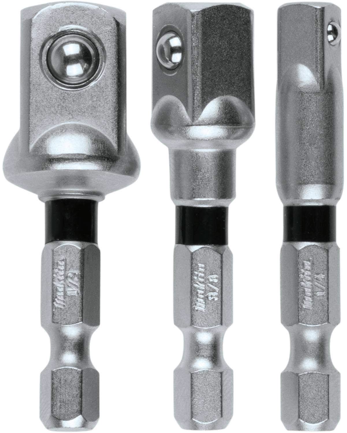 Makita E-01600 Impact XPS 3-Piece Square 2" Socket Adapter Set (PROMO)