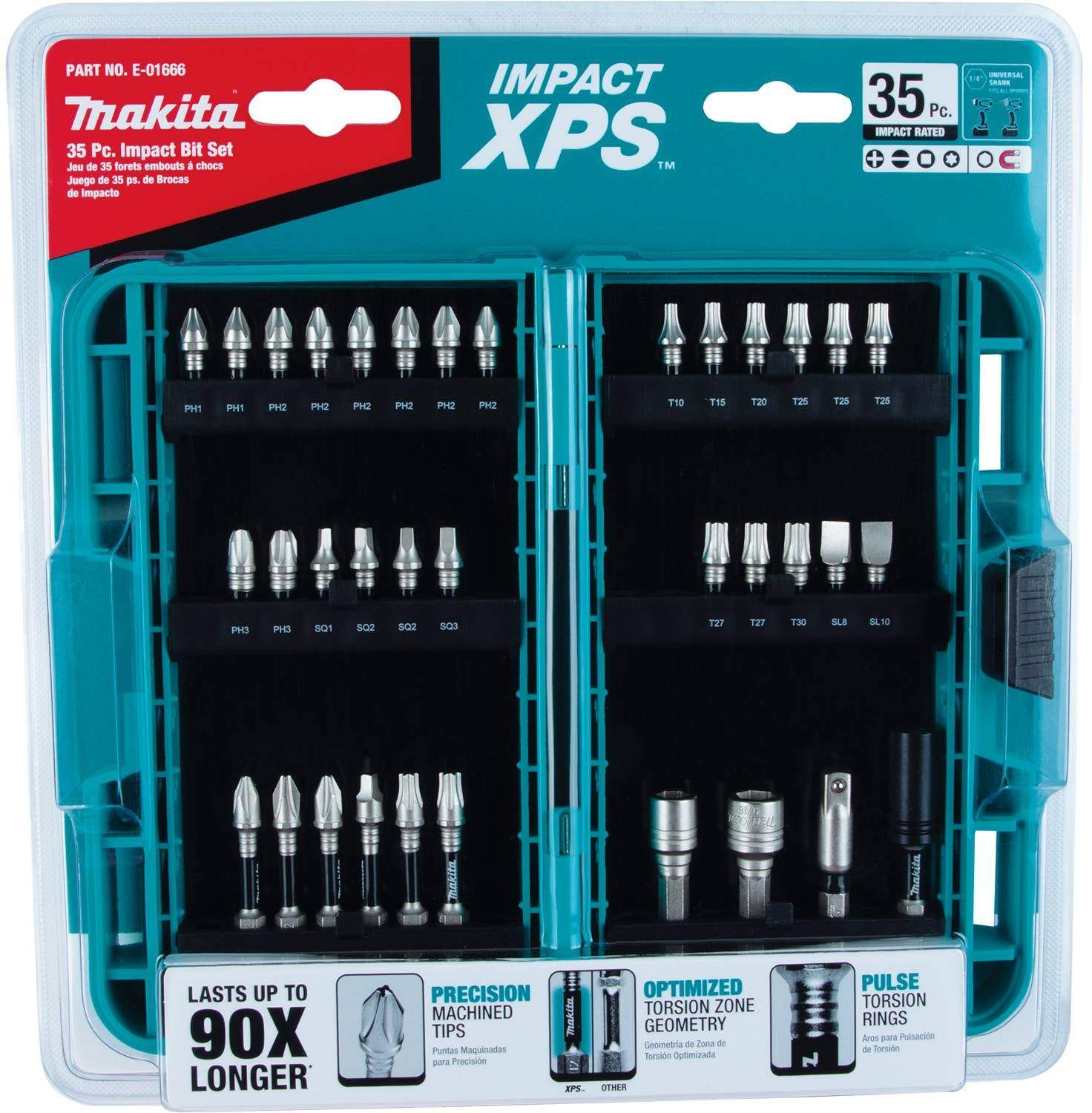 Makita E-01666 Impact XPS 35 Pc. Impact Bit Set