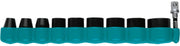Makita E-01672 Impact XPS 10 Pc. 3/8" Drive 6-Point SAE Impact Socket Set w/ Standard Socket Adapter