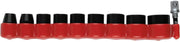 Makita E-01688 Impact XPS 10 Pc. 3/8" Drive 6-Point Metric Impact Socket Set w/ Standard Socket Adapter