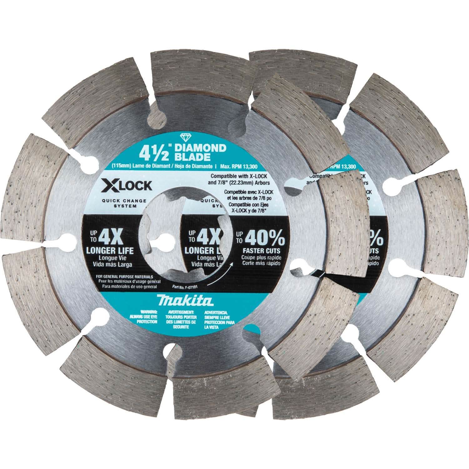 Makita E-07200 X-LOCK 4-1/2