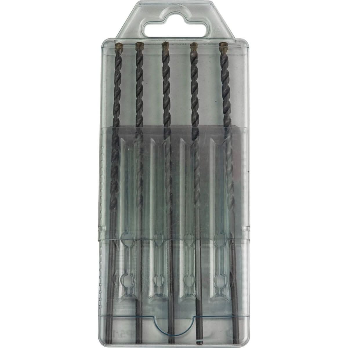 Makita E-10615 5/32" x 6" Carbide Tipped Percussion Masonry Hammer Drill Bits, 5/pk