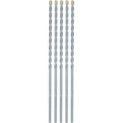 Makita E-10615 5/32" x 6" Carbide Tipped Percussion Masonry Hammer Drill Bits, 5/pk