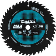 Makita E-11128 7-1/2" 45T Carbide-Tipped Max Efficiency Miter Saw Blade