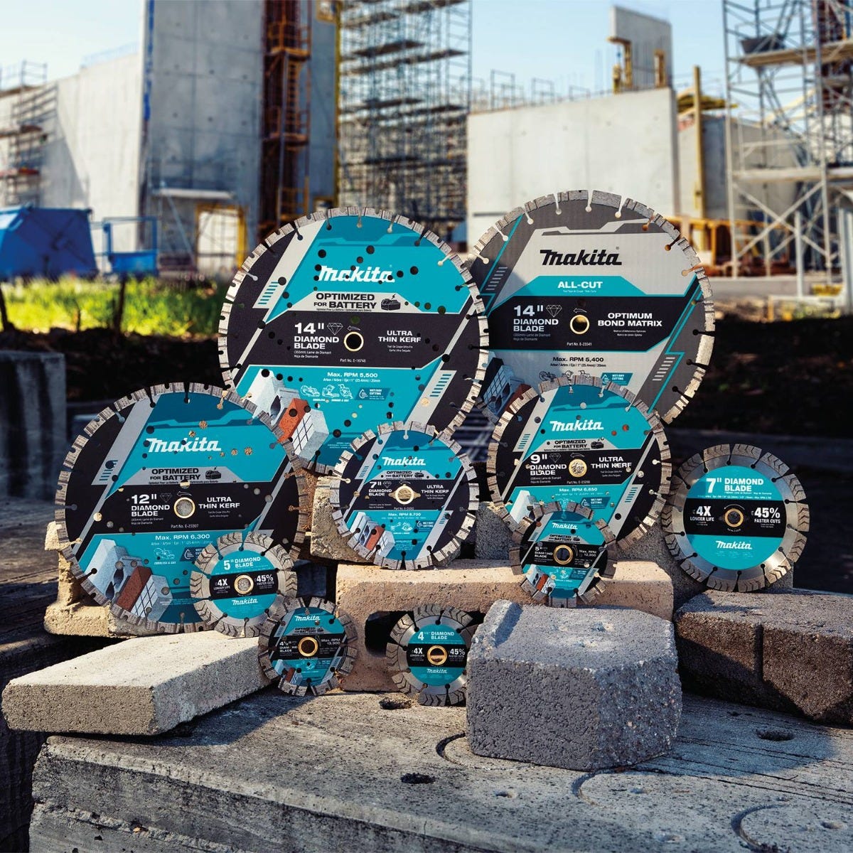 Makita E-23313 4-1/2" Diamond Blade, Segmented Turbo, General Purpose