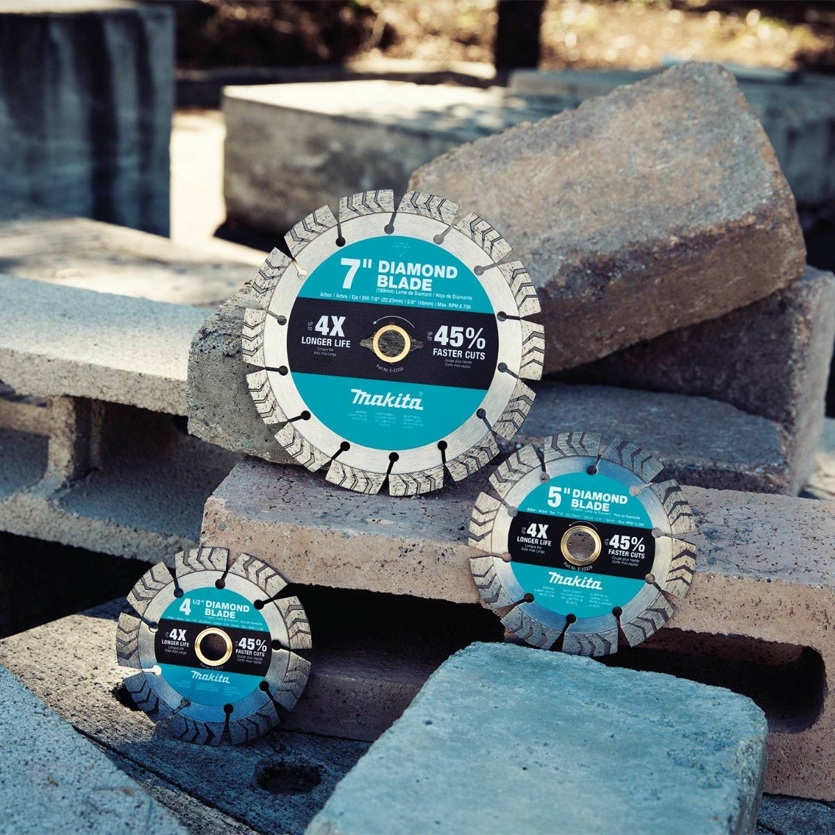 Makita E-23313 4-1/2" Diamond Blade, Segmented Turbo, General Purpose