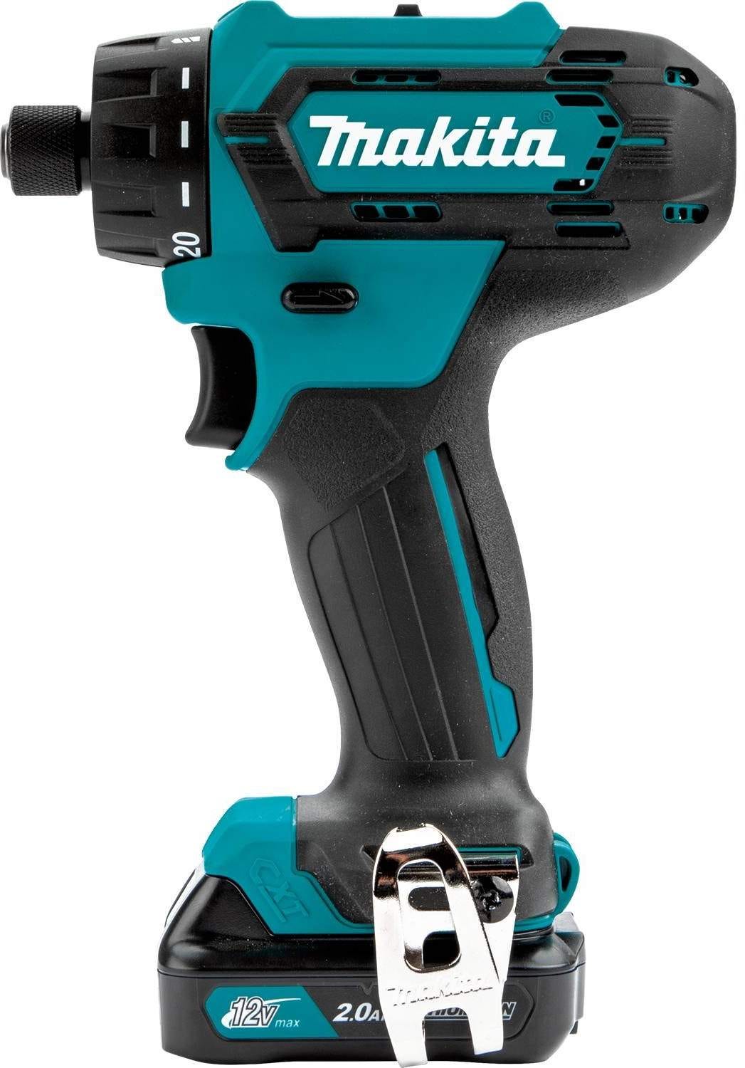 Makita FD10R1 12V max CXT Lithium-Ion Cordless 1/4" Hex Screwdriver Kit (2.0Ah)