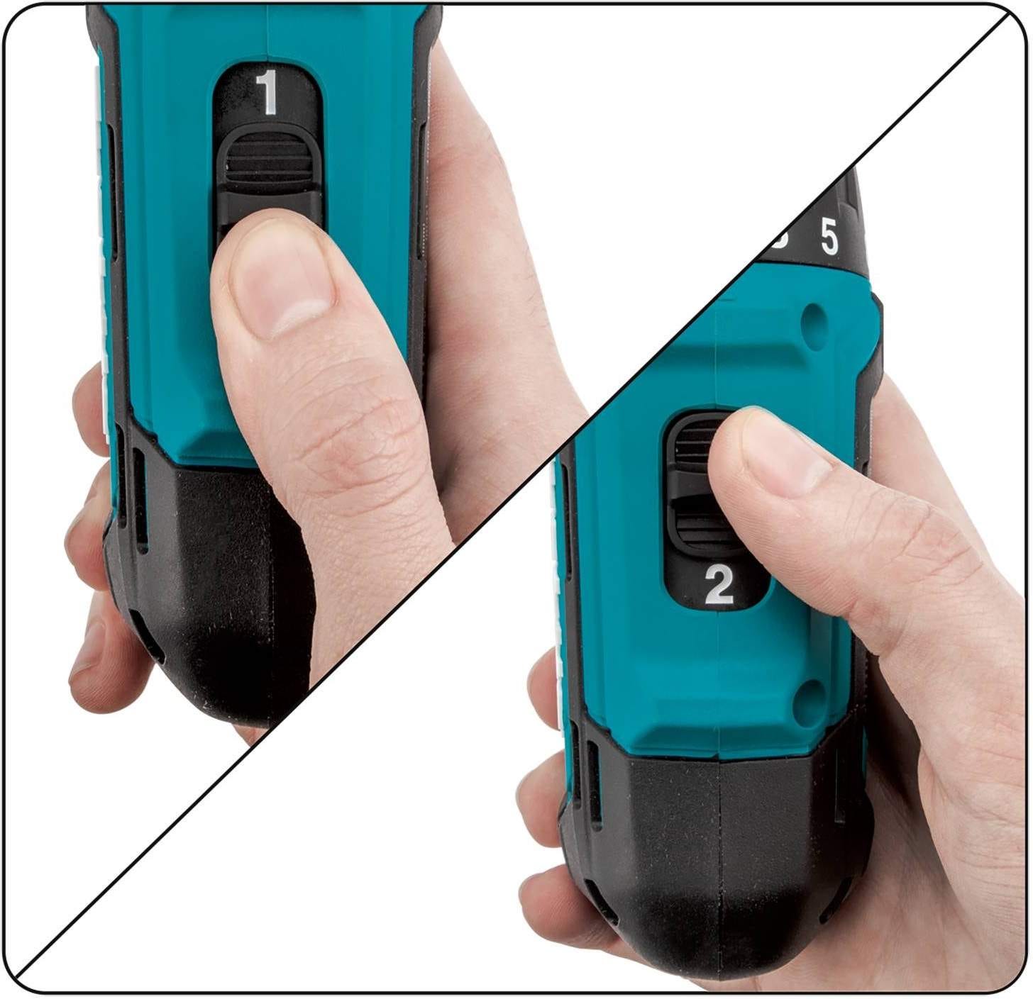 Makita FD10R1 12V max CXT Lithium-Ion Cordless 1/4" Hex Screwdriver Kit (2.0Ah)