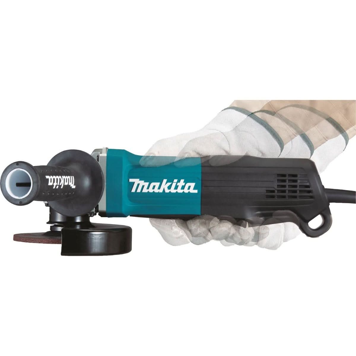 Makita GA4553R 4-1/2" Paddle Switch Angle Grinder, with Non-Removable Guard