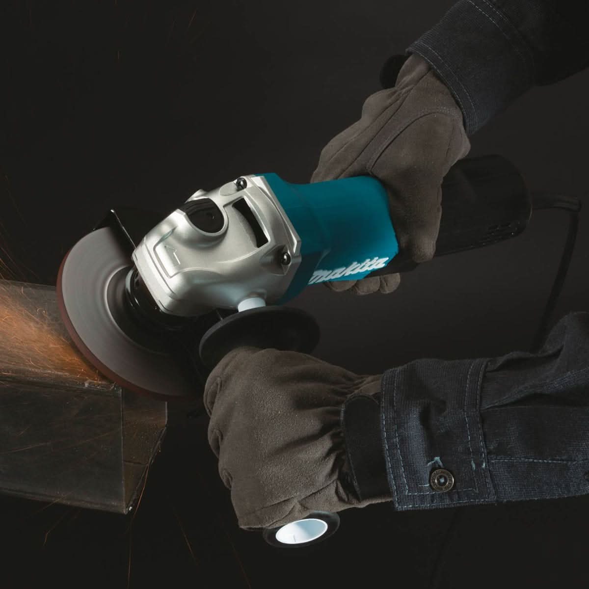 Makita GA5053R 4-1/2" / 5" Paddle Switch Angle Grinder, with Non-Removable Guard