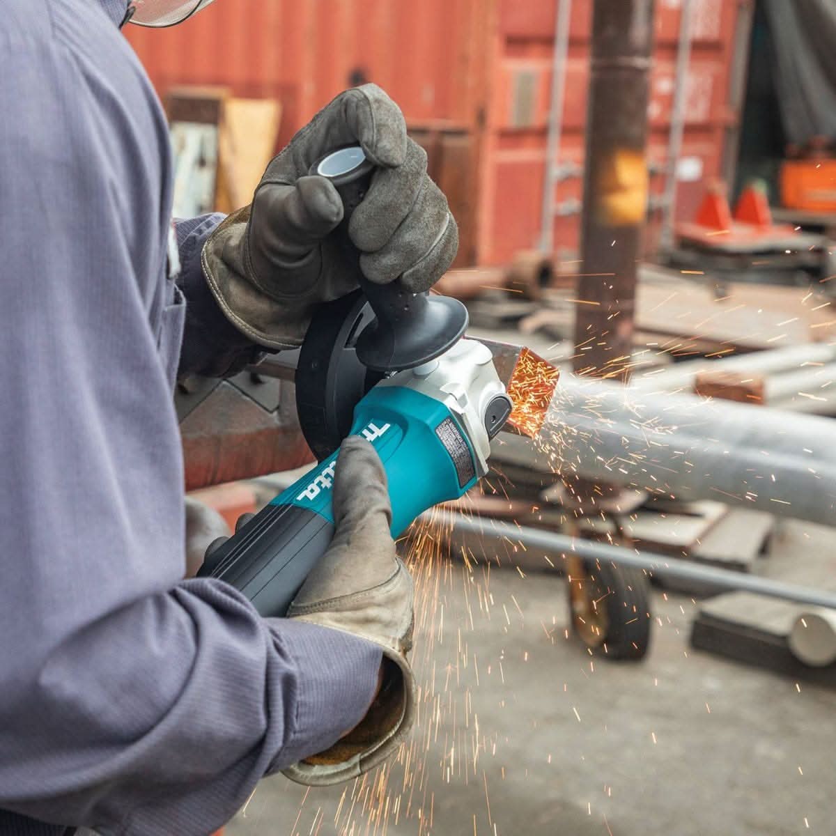 Makita GA5053R 4-1/2" / 5" Paddle Switch Angle Grinder, with Non-Removable Guard
