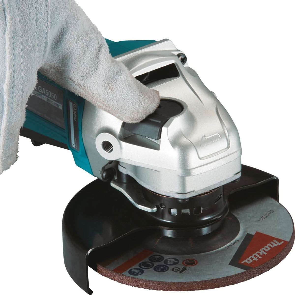 Makita GA5053R 4-1/2" / 5" Paddle Switch Angle Grinder, with Non-Removable Guard