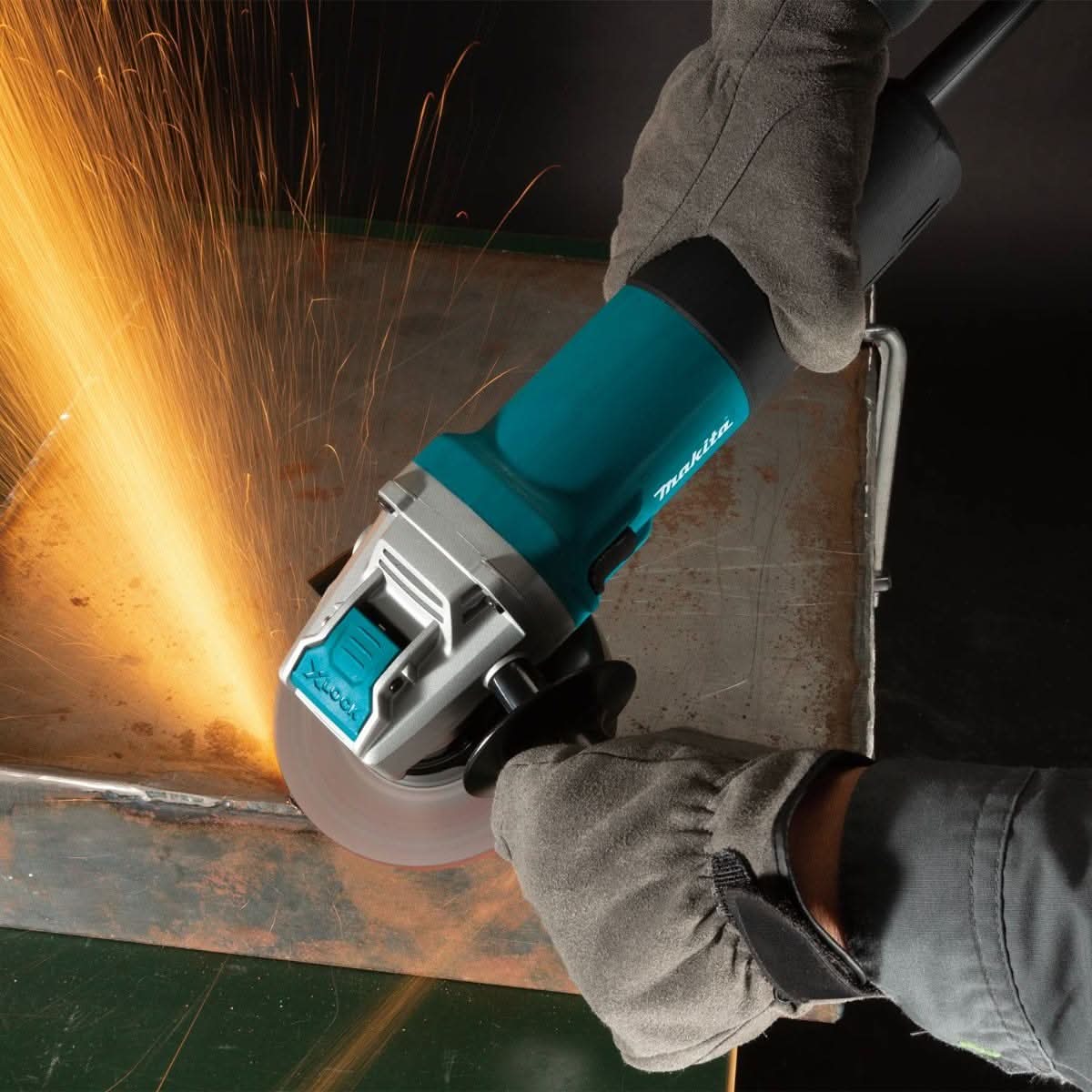 Makita GA5080 5" X-LOCK High-Power Angle Grinder, with SJS